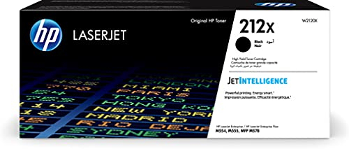 HP 212X (W2120X) Schwarz Original Toner mit hoher Reichweite für HP Color LaserJet Enterprise M554, M555, M578, XL