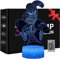 3D Superheld Nachtlicht, Spider man Spielzeug für Jungen, 3D Illusion Lampe mit 16 Farben Ändern und Fernbedienung, Spaß Herren Gadget Geschenkideen, Geschenk für Kinder Mädchen Jungen