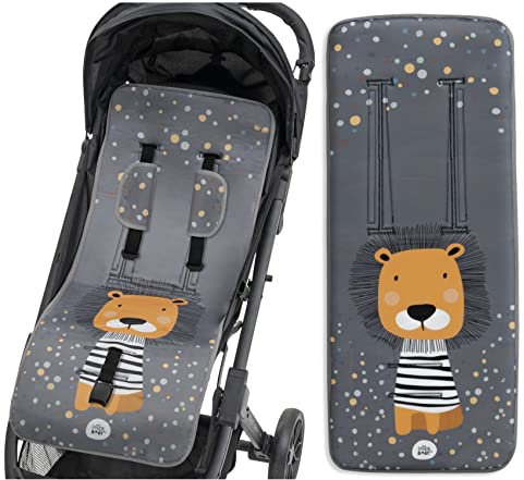 Colchoneta Silla Paseo Universal Transpirable verano,Cojín Silla de Paseo para el Cochecito y Asiento de Carro (08)