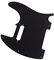 Alnicov 8-Loch-Telecaster-Schlagbrett für amerikanische Standard-Telecaster, moderner Stil, 1-lagig, Schwarz