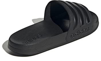 adidas Mixte Adilette Shower Slides TOBOGGANS, Core Black/Core Black/Core Black, 44.5 EU