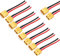 ZHOFONET 5 Paar XT60 Pigtail,XT60 Stecker Buchse Anschlussadapter mit 10cm 14AWG Silikonkabel fürRC Lipo Batterie FPV Drone