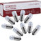 Recambo 10x Glühbirne Scheinwerferlampe Birne 4W 12V Abblendlicht Fernlicht Glühlampen | E - Prüfzeichen | Sockel BA9S - Warm Weiß