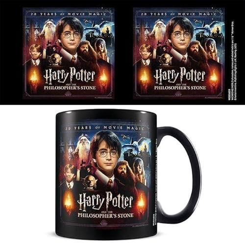 Harry Potter 20 Years Of Movie Magic Mug, Schwarz/mehrfarbig, Einheitsgröße