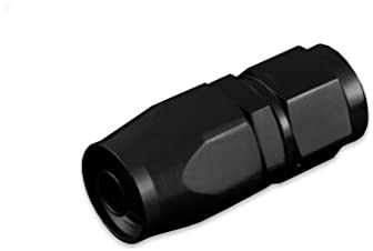 Alu Fitting Adapter Verbinder Dash Schlauchanschluss Fitting gerade AN8 (3/4 UNF) Schwarz