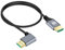 cablecc Ultra Slim HDTV HDMI 2.1 Cable macho a macho 8K 4K Hyper Super Flexible Cable delgado de 90 grados