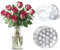 NAMIC 2 Pezzi Supporti per Fiori a Spirale Ikebana, Twister di Bouquet Trasparente, 2 Specifiche, Bouquet Twister Composizione per Matrimonio Casa Decorazione Romantica