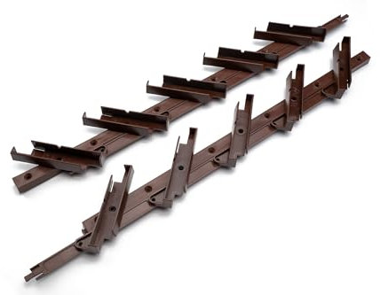 Reinforced Plastic Slat Pergola Kit - Adjustable Sun Protection System for Patio & Garden - DIY Blinds & Privacy Screen - Weatherproof DIY Hardware Kit