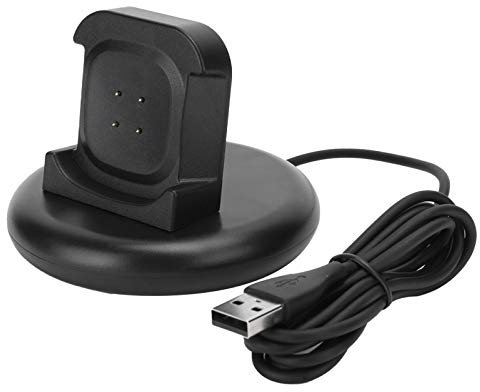 Rankomu Smart Watch Charging Dock Mini Charging Dock for Versa3/Sense Smart Watch, Portable Charger Base Station, Compact Design for Versa3/Sense Supplies, Lightweight and Easy to Use