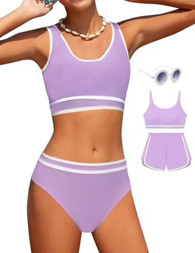 Magwei Mädchen Girls Swimsuit Bikini Set Bikini-Set (4er Pack)