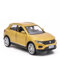 Für Volkswagen T-ROC SUV Legierung Modell Spielzeugauto 11,6 cm Druckguss Pull Back Metall Sammlung Geschenk 1:36(Gold)