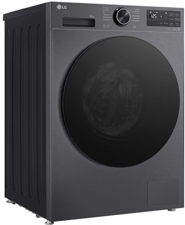 LG F4WX701YB Waschmaschine (11 kg, Energieklasse A-40%, 1.400 U/Min.) mit AI Wash, TurboWash 360, Steam, ThinQ, Schwarz