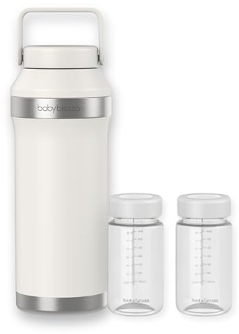 Baby Brezza | Milk Cooler, Enfriador Portátil para Leche Materna, Botella Térmica Aislada para Viaje, a prueba de fugas, Gran Capacidad de 600ml, Enfiamiento Hasta 24h
