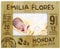 Darling Souvenir Personalisierte Geburts-Mitteilung Holz gravierter Bilderrahmen mit Baby-Namen, Statistiken, Geburts-Informationen -5 x 7 Zoll horizontal