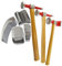 Auto Body Repair Kit Panel Beating Hickory Hammers Dollies Shrinking 7pc AN021