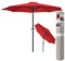 Sunny Days Parasol Diamètre300 Inclinable Blanc Polyester