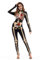 U LOOK UGLY TODAY Halloween Costume, Robe de Soirée Sexy pour Femme, Costume de Carnaval, Squelette Halloween, avec Toucher Doux et Respirant