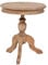 LEBENSwohnART Beistelltisch TIGA D50cm Antik-Natural Landhaus Shabby Chic Couchtisch Tisch