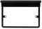 Schneider Electric Lisse Screwless Deco - Double Socket Surround, with Phone Holder, GGBLSHF2GBS, Black