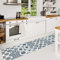 CREARREDA Läufer Teppich Küchenteppich Summer Tiles 50x180 Isolierend, feuerhemmend, Kratzfest, hypoallergen, leicht zu waschender Vinyl Teppich. Komplett in Italien hergestellt