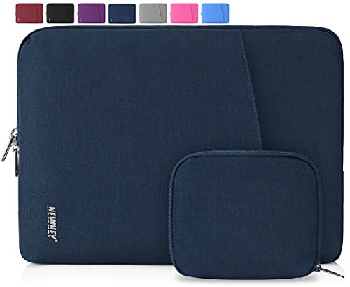 NEWHEY Laptophülle 13 Zoll Stoßfest Laptop Notebook Tasche Hülle Wasserdicht Schutzhülle Sleeve Case Kompatibel 13-13.3 mit Klein Fall Dunkelblau