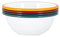 Argon Tableware White Enamel Bowls - Metal Outdoor Camping Food Dishes - 16cm - 4 Colours