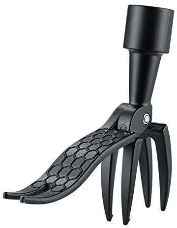 wiedao Recogedor de malas hierbas, extractor de malas hierbas de pie, herramienta de eliminación de malas hierbas, para césped de jardín sin doblarse ni arrodillarse, diseño desarraigado