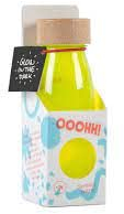 PETIT BOUM Botella Sensorial Float Flúo Yellow