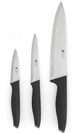 Amefa 3er Set Advantage Noir Messer, Schwarz