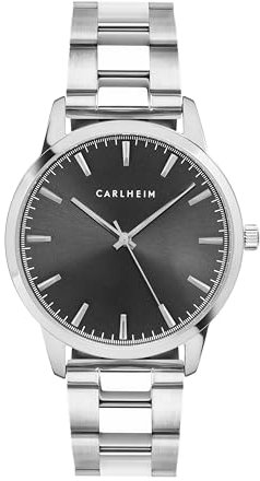 Carlheim Men's Watches Carl 4007 Silver Japanese Quartz Movement