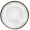 ThePure. Switzerland Sottopiatti vetro piatti vintage | 33CM Piatti di Carta per Feste | Trasparente piatti carta eleganti | Piatti Carta Colorati (Argento, Vetro)