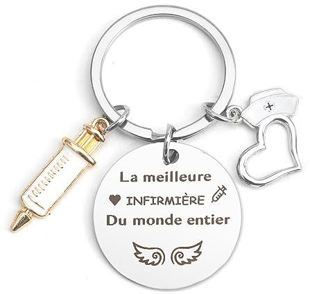 Cadeau Infirmiere, Cadeau Infirmiere Femme, Cadeau Infirmière, Porte Clef Infirmière, Cadeau Infirmière Personnalisé, Idee Cadeau Infirmière, Cadeau Future Infirmiere, Cadeau Pour Une Infirmière
