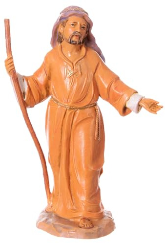 Holyart Herbergssuche, Josef, Figur für Osterkrippe, PVC, Fontanini, 12 cm