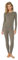 DANISH ENDURANCE Merino Thermounterwäsche Damen, Premium Skiunterwäsche Damen, Funktionsunterwäsche Set, Warm & Atmungsaktiv, Merino Unterwäsche Damen, Grau, L