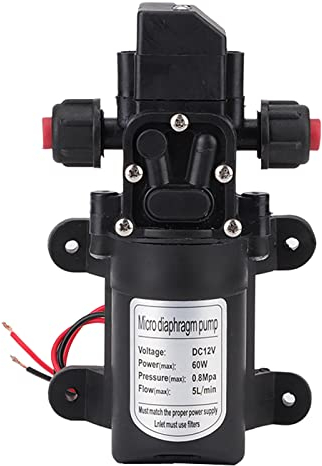 Rankomu DC 12V Bomba De Agua De Alta Presión 116Psi Autocebante Caravana Camping Barco