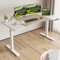 OCGREEN Elektrisch höhenverstellbarer Stehpult, Stehpult, Splice Board Home Office Computer Stehtisch Ergonomischer Schreibtisch (Eiche, 150x72CM)