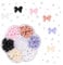 Pearl & Bow Nail Charms, 3D Nail Bows Colorful Nail Charms for Acrylic Nails Resin Bowknot Nail Charms DIY Nail Accessories for Jewelry Women Girls Nail Crafts Art Decorations