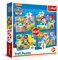 Trefl - PAW Patrol, Laufende Hunde - Puzzle 4in1, 4 Spiele, von 12 bis 24 El. - Unterschiedlicher Schwierigkeitsgrad, Buntes Puzzle mit Helden der Fernsehserie, Kreative Unterhaltung, ab 3 Jahren