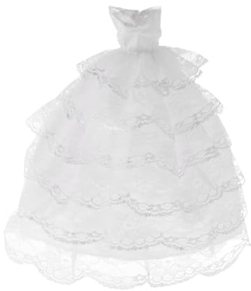 Brautkleid, Figur Im Maßstab 1/6, Hochzeitskleid, Einzigartiges Ankleidezubehör, Rock, Kleidung für Club, Arbeitszimmer, Schlafzimmer, Haushalt, Weißsilber