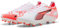 PUMA Ultra 5 Pro FG/AG, Zapatillas de fútbol Unisex Adulto, White Black-Glowing Red, 40 EU