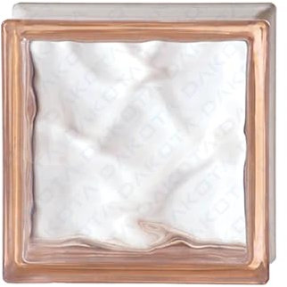 Generico Vetromattoni Rosa, Vetro 19x19x8 cm - 10 Pezzi
