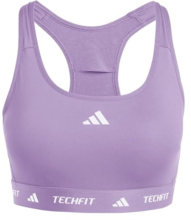 adidas Damen Techfit Bra, Powder Plum, S