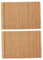 Alipis Natural Mantel Individuales De Bambú 2 Piezas Aislantes Y Lavables para DecoracióN De Mesa Tapete para Comedor Y Cocina