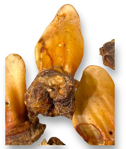 Getrocknete Rinderohren mit Muschel,1kg,Natürlicher Kausnack für Hunde, aus Deutscher Herstellung