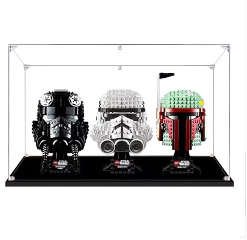 1 Pieza 50x20x25cm 3 mm Vitrina Acrílica Transparente Antipolvo,para Lego Modelo 21030 21334 75304 75328 75349 76285 80110 Grand Caja de Exhibición