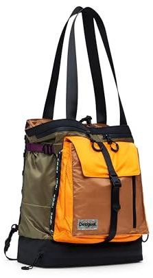 Desigual mochila de ocio Auraventure Explorer Big Backpack Khaki multicolor