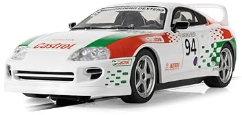 Scalextric C4616 Toyota Supra - Castrol, White/Green/Red, 19 cm