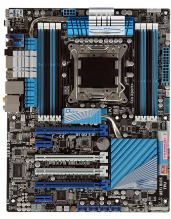 Fit For ASUS P9X79 DELUXE MAIN BOARD X79 Chipset Motherboard Intel Server Workingstation LGA 2066 Supports Core I7 computer motherboards