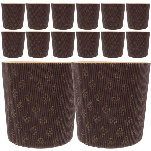 BESPORTBLE 25Pcs Panettone Moulds Paper Cake Liners Greaseproof Muffin | Cake Liner and Greaseproof Muffin Wrappers Are, Designed as Paper Muffin Cups, Cupcake Liners, Each Panettone Mould Paper