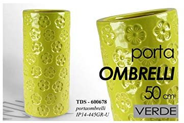 Gicos Portaombrelli In Ceramica Verde Design Cm 50 H